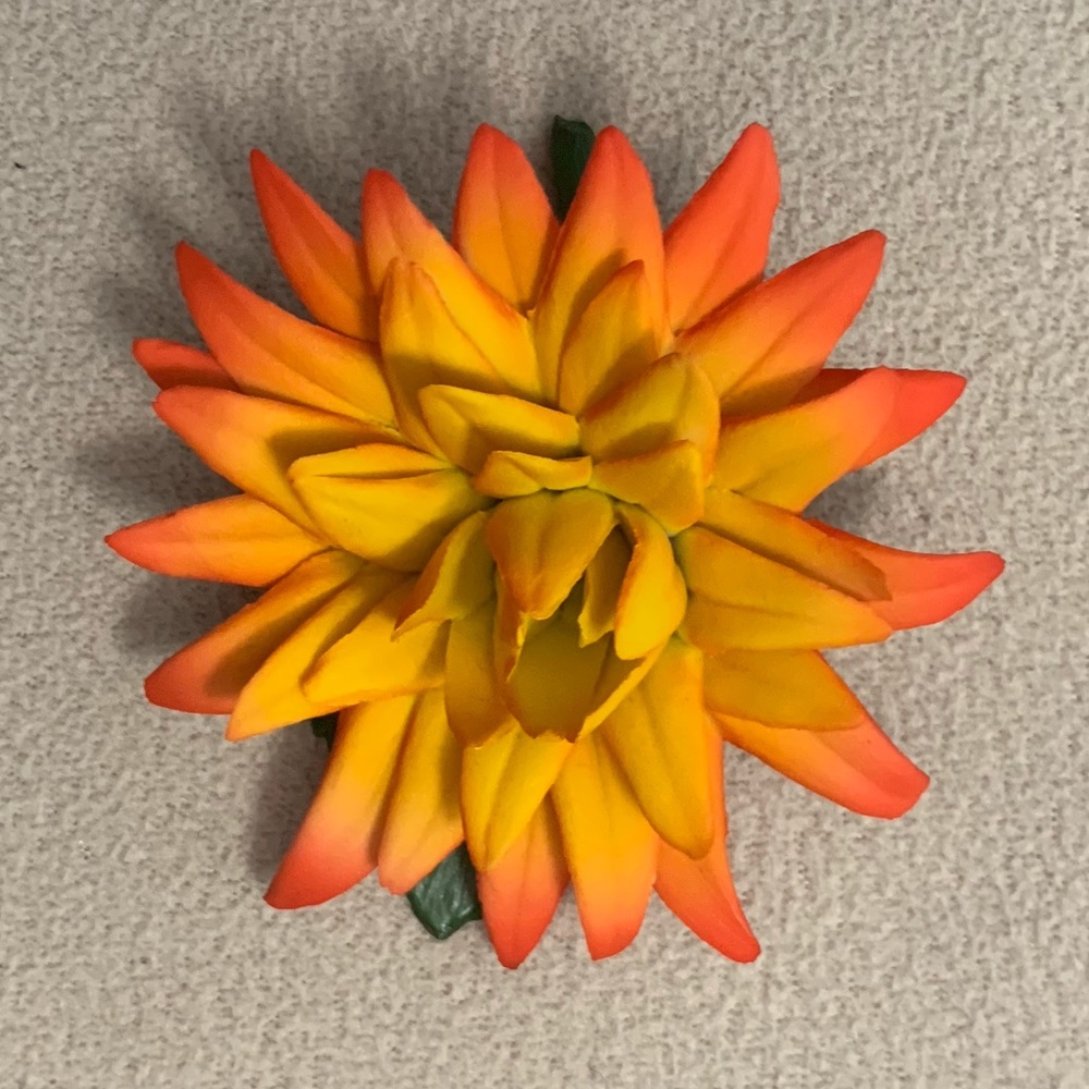 Orange Flower Capodimonte